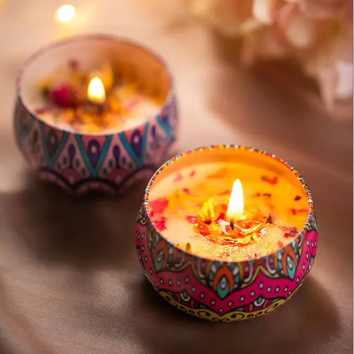 printed tin jar cadle